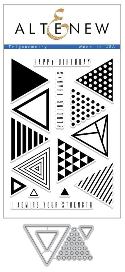 Altenew Stamp & Die Bundle Trigonometry Stamp & Die Bundle