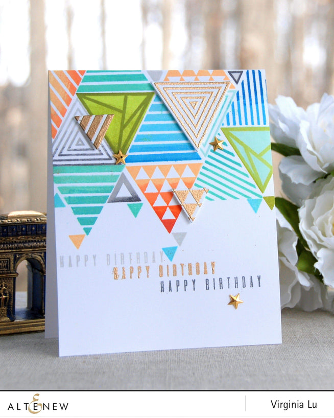 Altenew Stamp & Die Bundle Trigonometry Stamp & Die Bundle