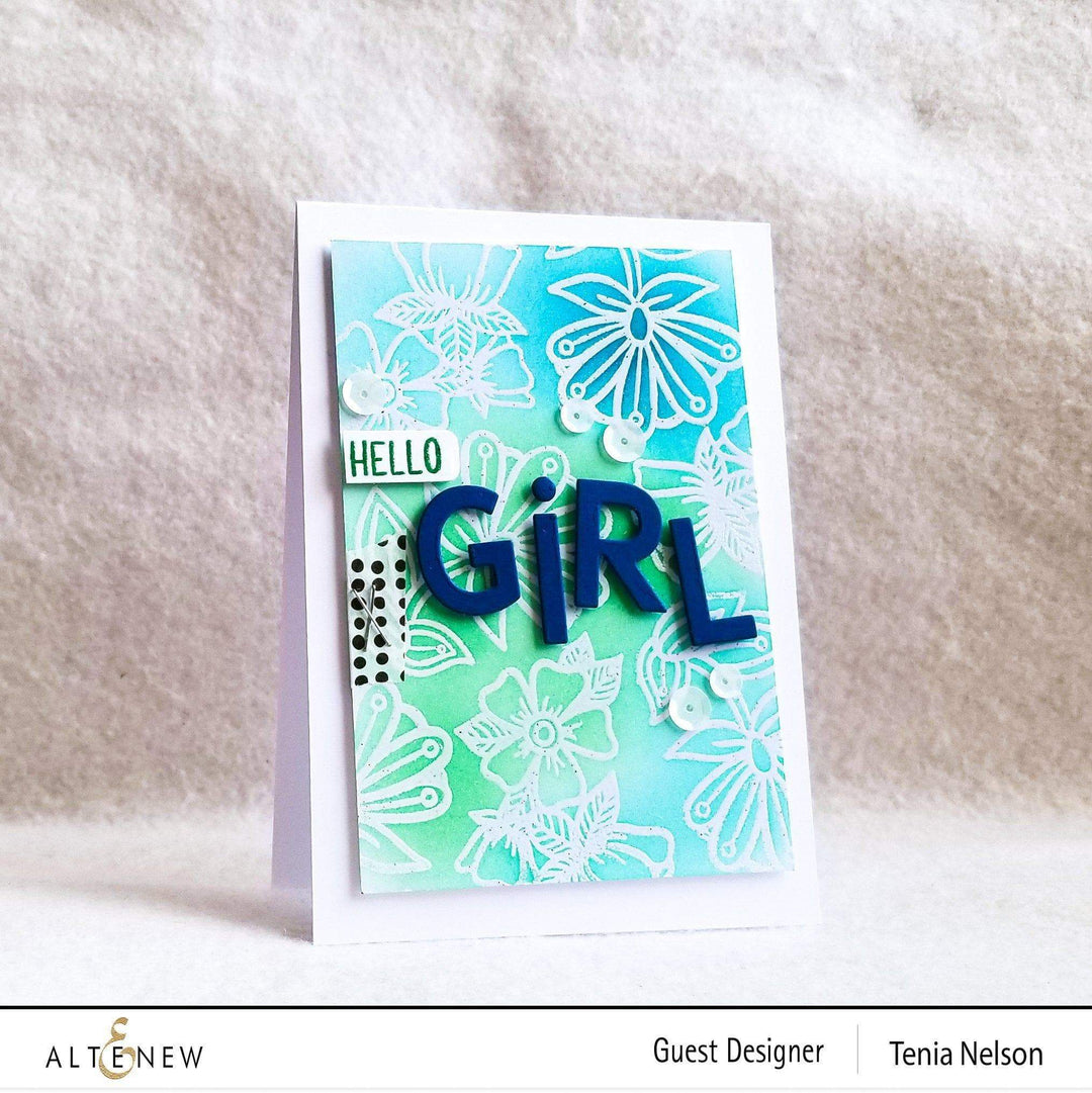 Altenew Stamp & Die Bundle Whimsical Flower Arrangement Stamp & Die Bundle