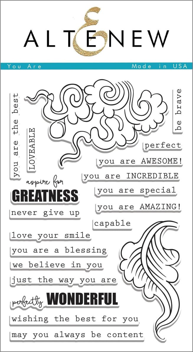 Altenew Stamp & Die Bundle You Are Stamp & Die Bundle