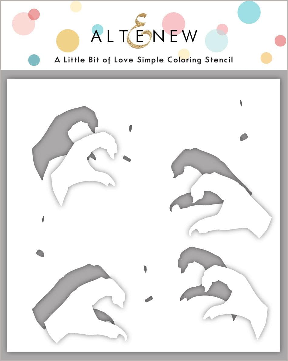 Altenew Stamp & Die & Stencil Bundle A Little Bit Of Love