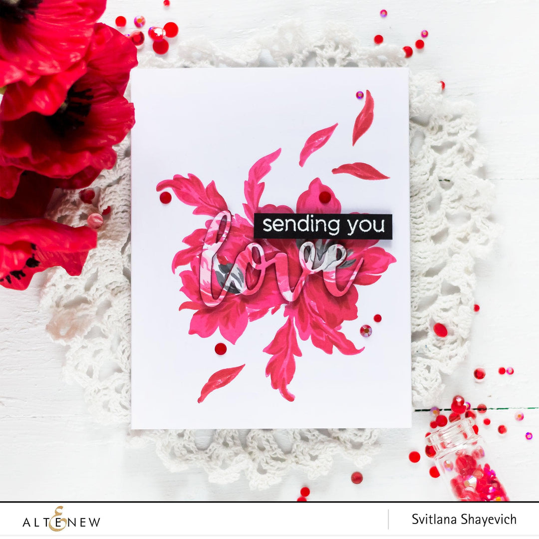 Altenew Stamp & Die & Stencil Bundle Angelique Motifs