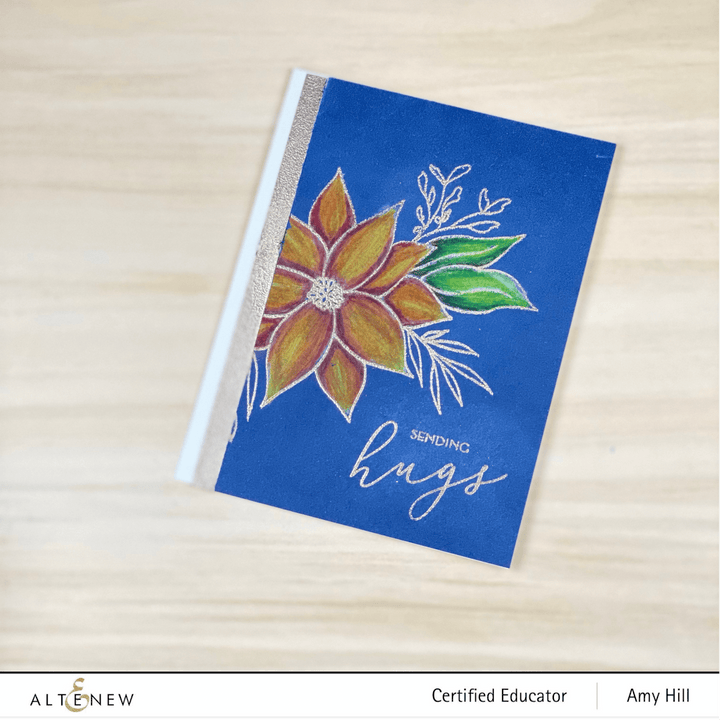 Altenew Stamp & Die & Stencil Bundle Calming Cluster Stamp & Die & Stencil Bundle