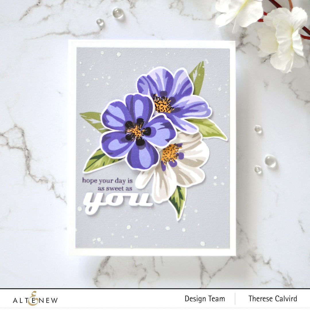 Altenew Stamp & Die & Stencil Bundle Flowering Cistus