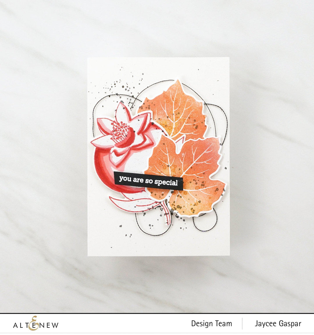 Altenew Stamp & Die & Stencil Bundle Grape Leaves Stamp & Die & Mask Stencil Bundle