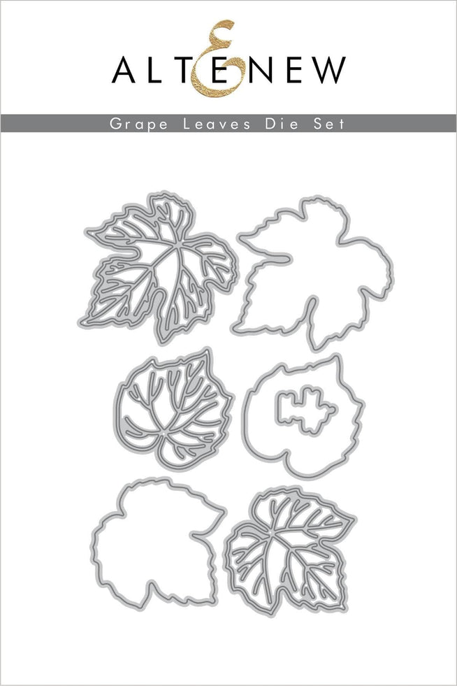 Altenew Stamp & Die & Stencil Bundle Grape Leaves