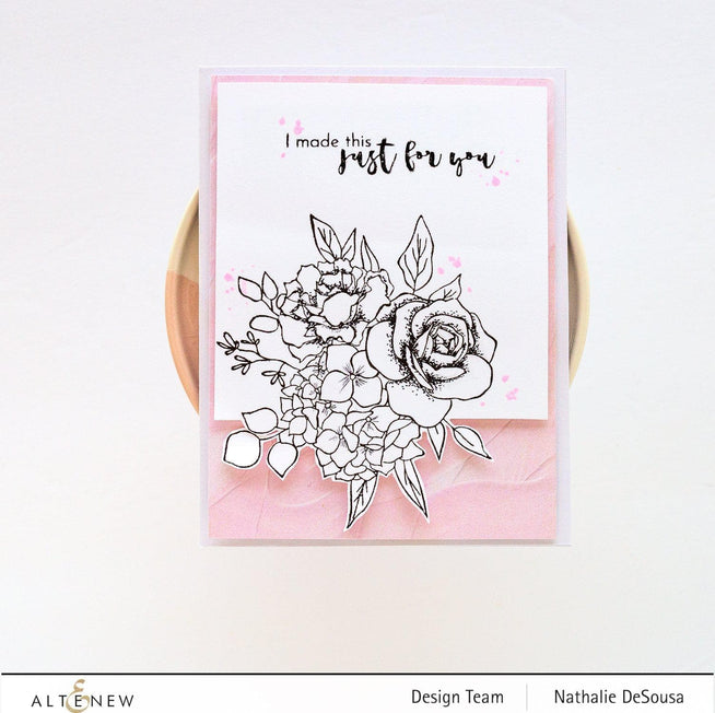Altenew | Card Making, Scrapbooking & Paper-Crafting Supplies! Stamp & Die & Stencil Bundle Inky Bouquet Stamp & Die & Coloring Stencil Bundle