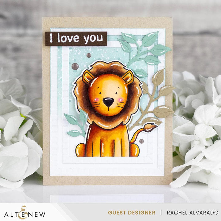 Altenew Stamp & Die & Stencil Bundle Little Safari