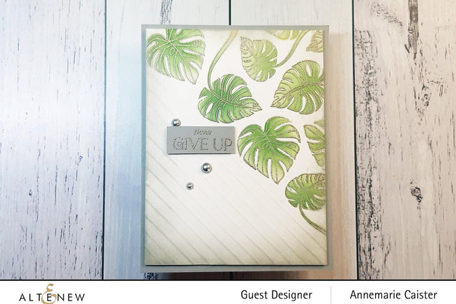 Altenew Stamp & Die & Stencil Bundle Monsteras and Quotes Stamp & Die & Stencil Bundle