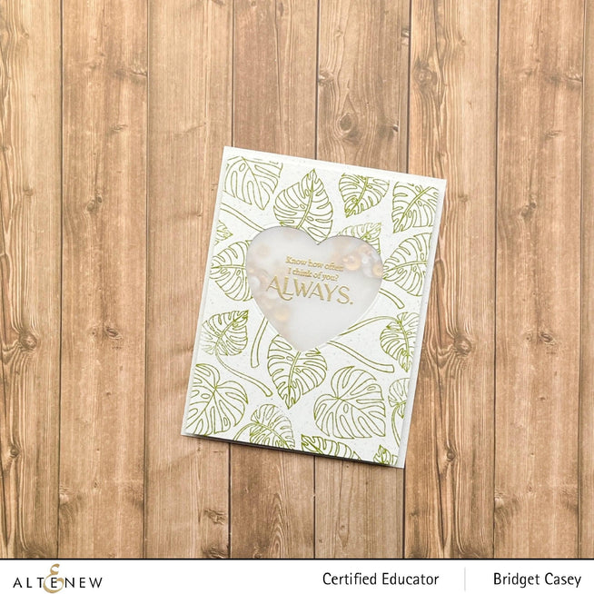Altenew Stamp & Die & Stencil Bundle Monsteras and Quotes Stamp & Die & Stencil Bundle