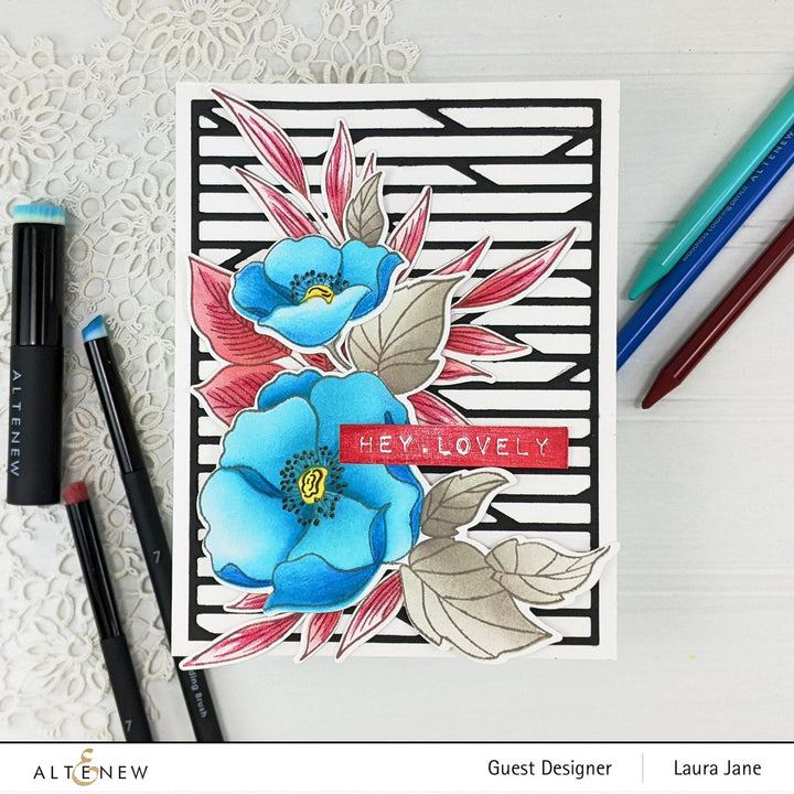 Altenew Stamp & Die & Stencil Bundle Nostalgic Florals Complete Bundle