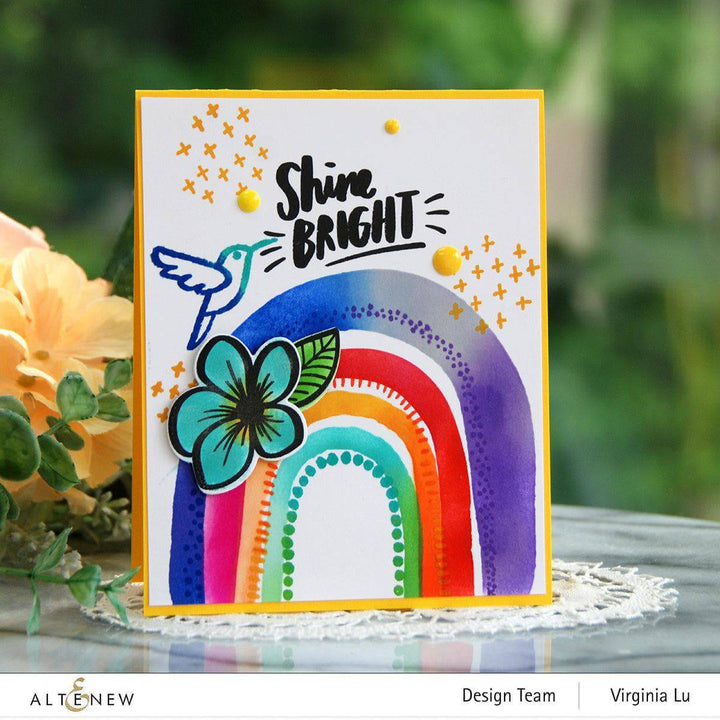 Altenew Stamp & Die Bundle Through the Rainbow