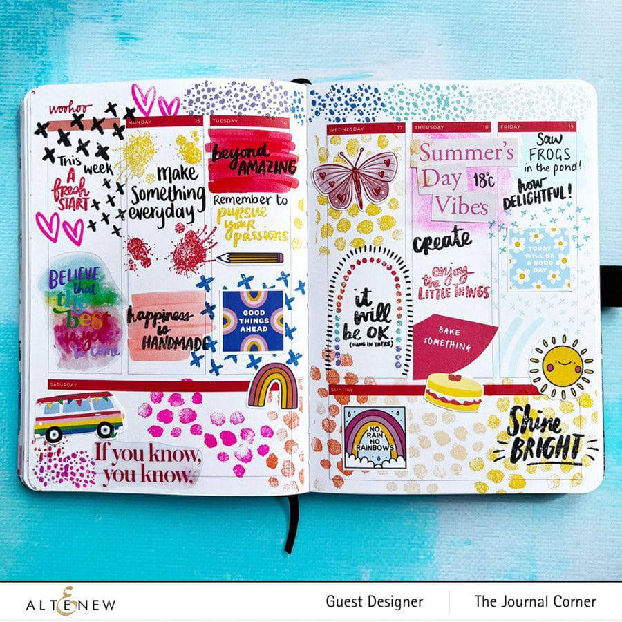 Altenew Stamp & Die Bundle Through the Rainbow