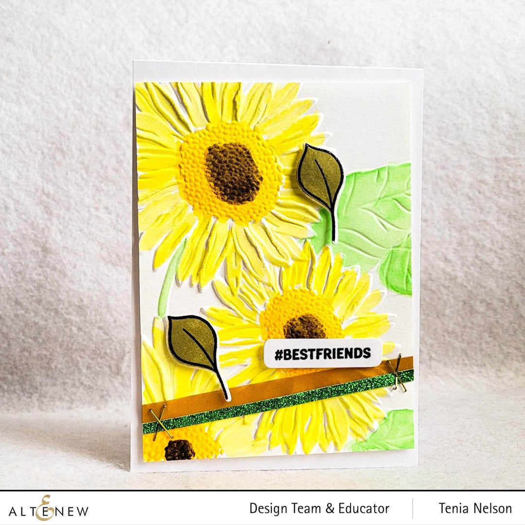 Altenew Stamp & Die & Stencil Bundle True Friends Stamp & Die & Coloring Stencil Bundle