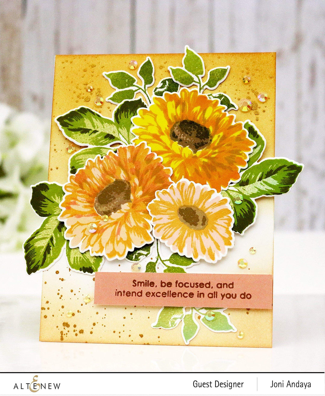 Altenew Stamp & Die & Stencil Bundle A Welcome Reverie Coordinating Stamp & Die & Mask Stencil Bundle