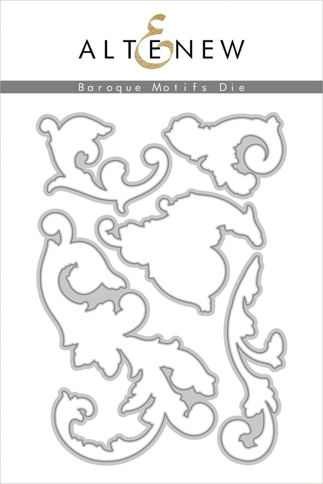 Altenew Stamp & Die & Stencil Bundle Baroque Motifs Stamp & Die & Mask Stencil Bundle