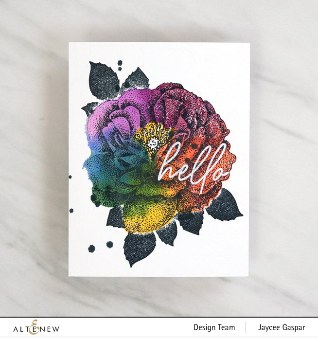 Altenew Stamp & Die & Stencil Bundle Calming Reverie Stamp & Die & Mask Stencil Bundle