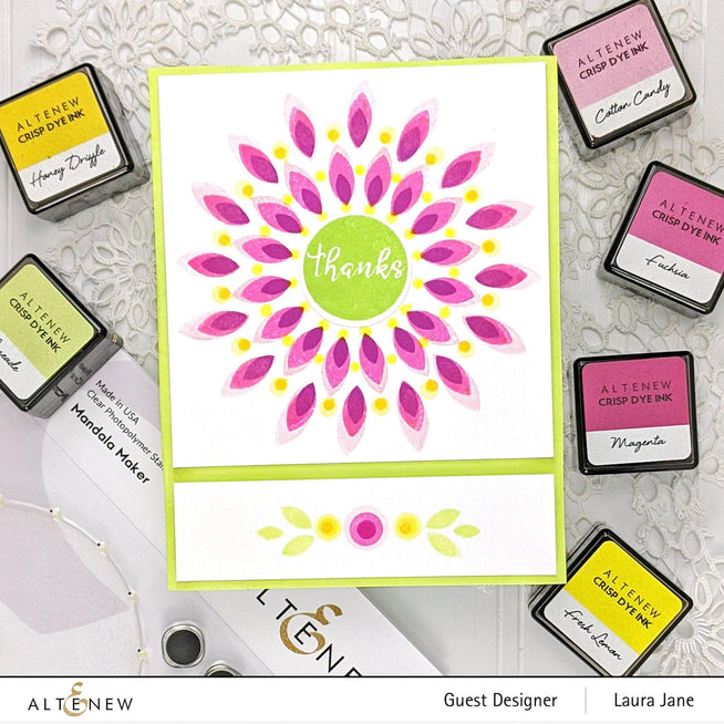Altenew Stamp & Die & Stencil Bundle Eucalyptus Jar Stamp & Die & Mask Stencil Bundle