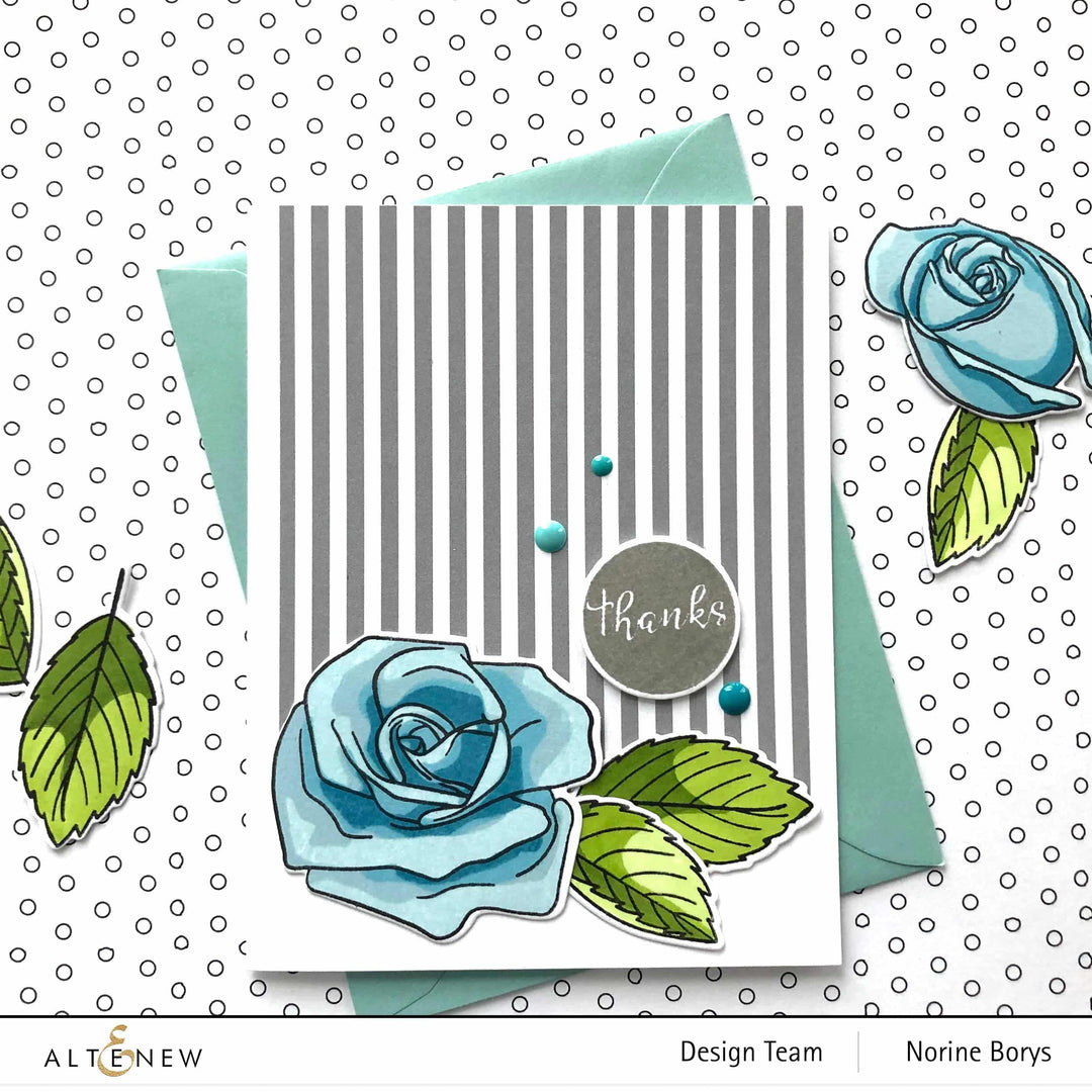 Altenew Stamp & Die & Stencil Bundle Eucalyptus Jar Stamp & Die & Mask Stencil Bundle