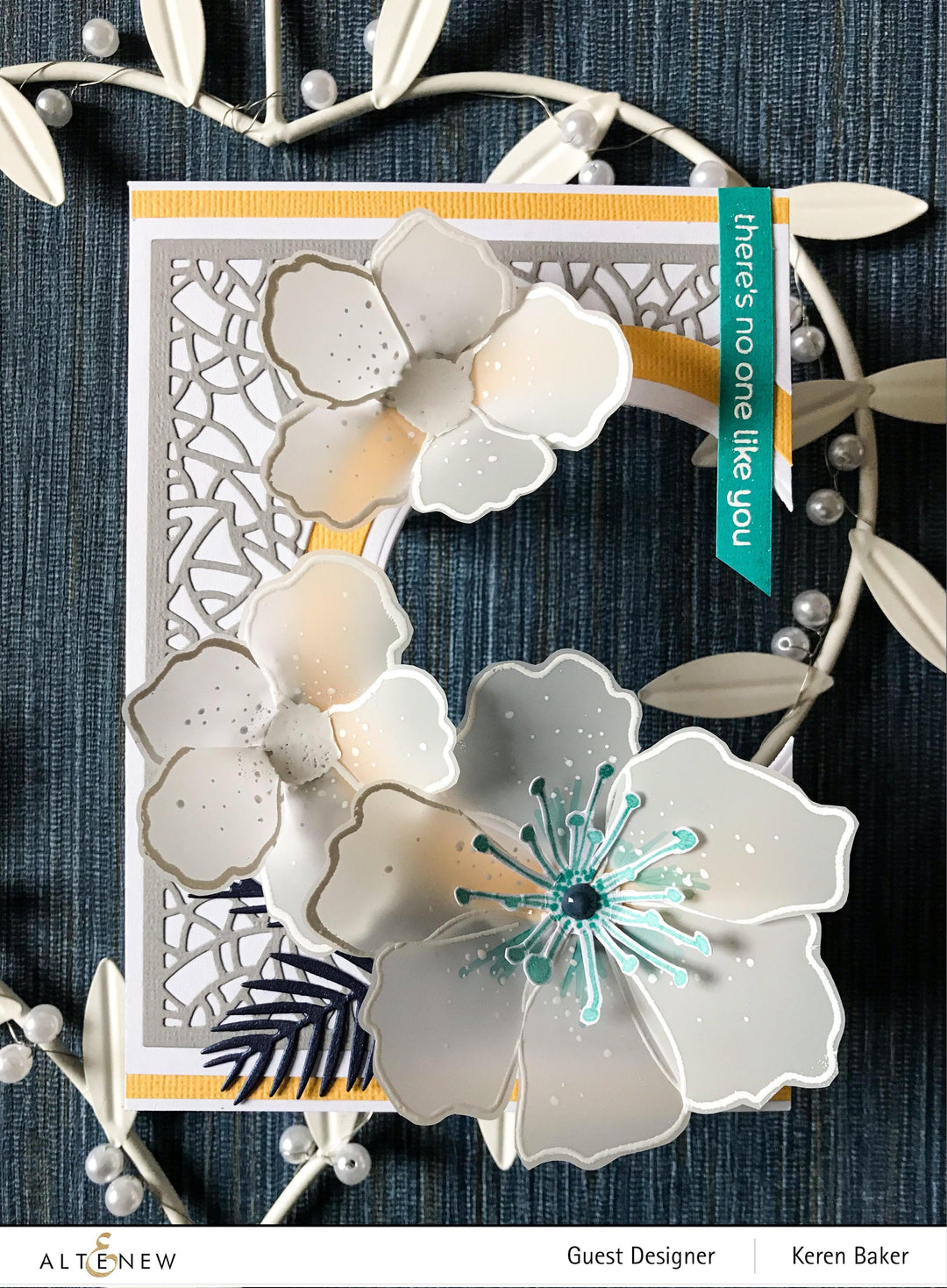 Altenew Stamp & Die & Stencil Bundle Nature's Beauty Coordinating Stamp & Die & Mask Stencil Bundle