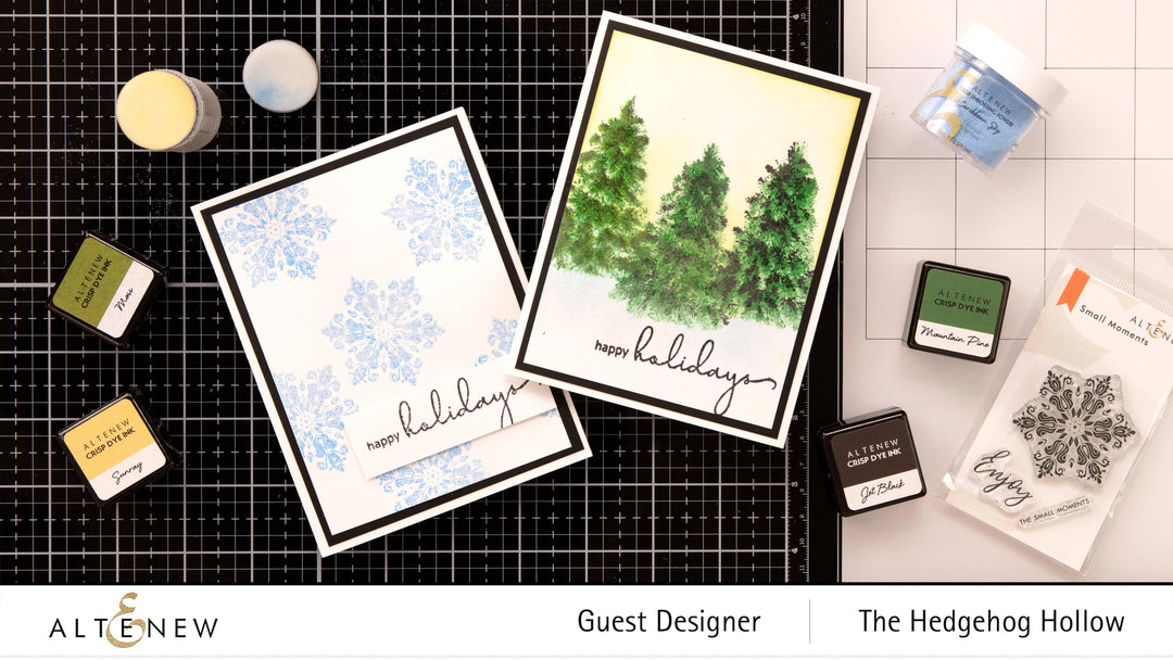 Altenew Stamp & Die & Stencil Bundle Plentiful Pine Stamp & Die & Mask Stencil Bundle