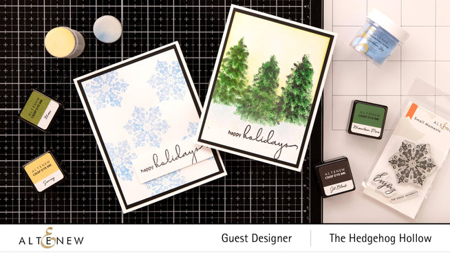 Altenew Stamp & Die & Stencil Bundle Plentiful Pine Stamp & Die & Mask Stencil Bundle