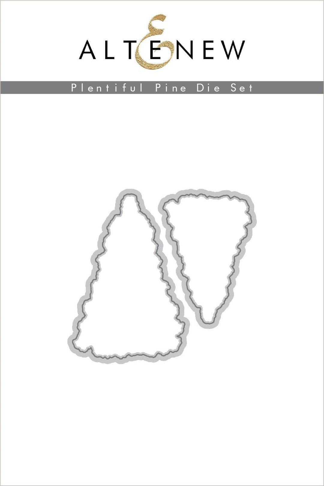 Altenew Stamp & Die & Stencil Bundle Plentiful Pine Stamp & Die & Mask Stencil Bundle