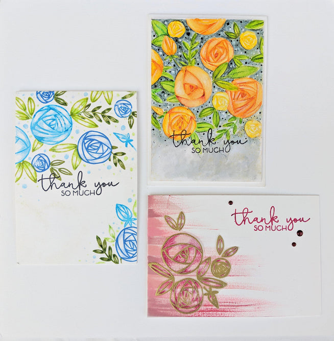 Altenew Stamp & Die & Stencil Bundle Rennie Roses Stamp & Die & Mask Stencil Bundle