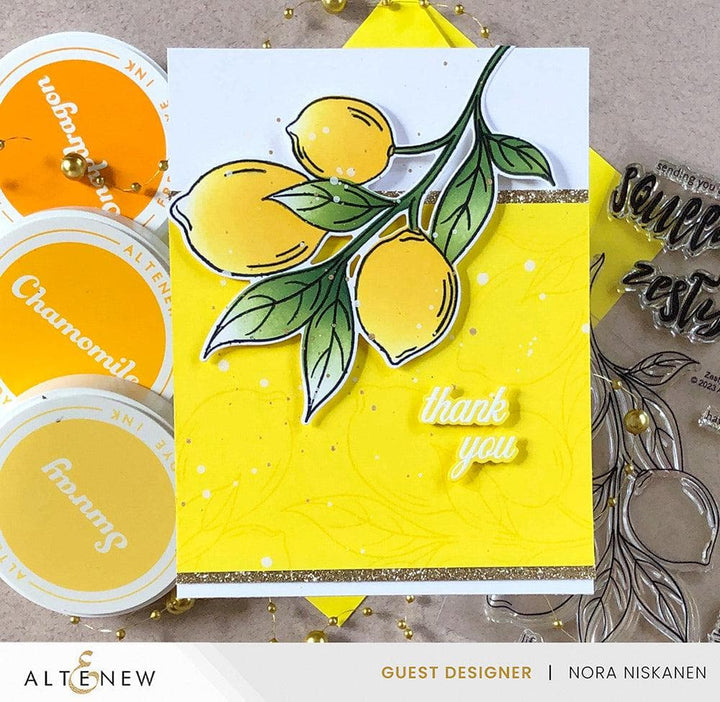 Altenew Stamp & Die & Stencil Bundle Zesty Life
