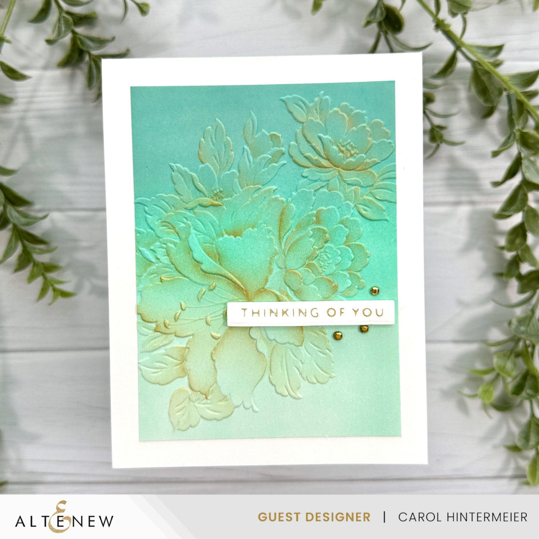Altenew Stamp & Die & Stencil & Embossing Folder Bundle Bold Bouquet