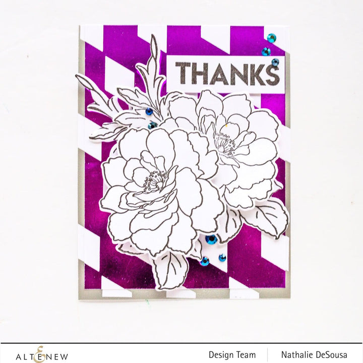 Altenew Stamp & Die & Stencil & Hot Foil Plate Bundle Golden Days Stamp & Die & Stencil & Hot Foil Bundle