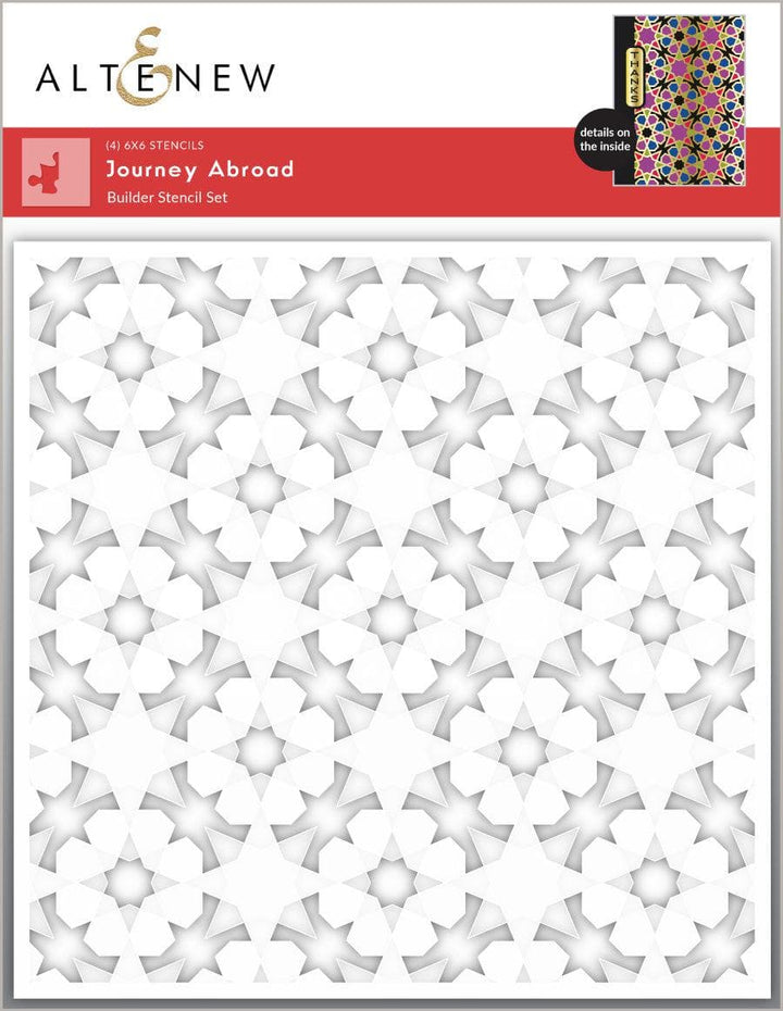 Altenew Stamp & Die & Stencil & Hot Foil Plate Bundle Journey Abroad