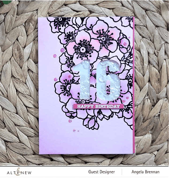 Altenew Stamp & Stencil Bundle Captivating Blooms Stamp & Stencil Bundle