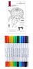 Altenew Release Bundle Paint-A-Flower: Zinnia Magellan Rose & Hawaiian Shores Brush & Fine Tip Pens Bundle