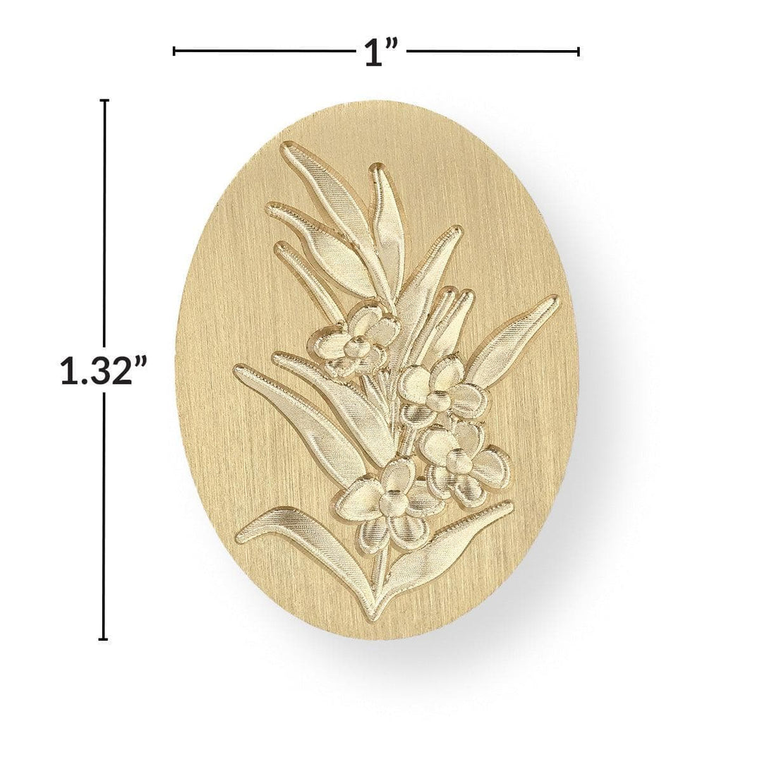 Painted Grass Wax Seal Stamp