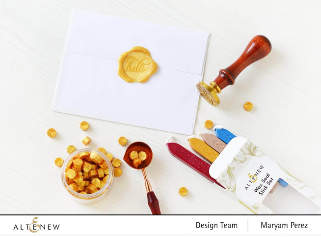 Chinesecrafts Stationery & Gifts Wax Seal Beads Set - Enchanted Gold