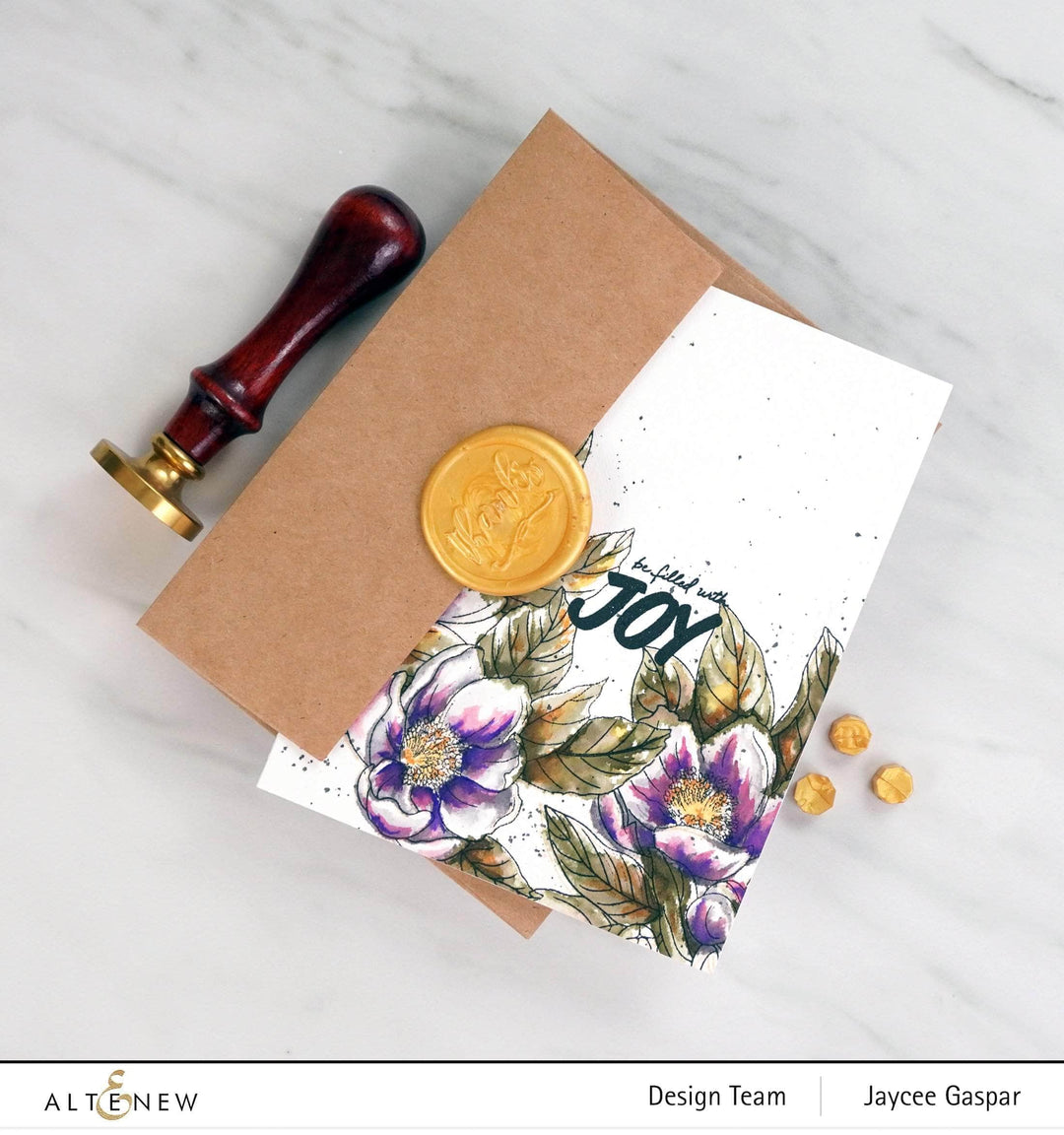 Chinesecrafts Stationery & Gifts Wax Seal Beads Set - Enchanted Gold