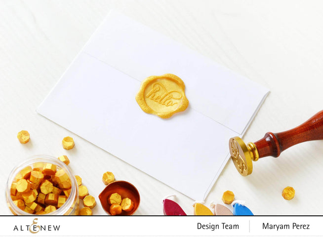 Chinesecrafts Stationery & Gifts Wax Seal Beads Set - Enchanted Gold