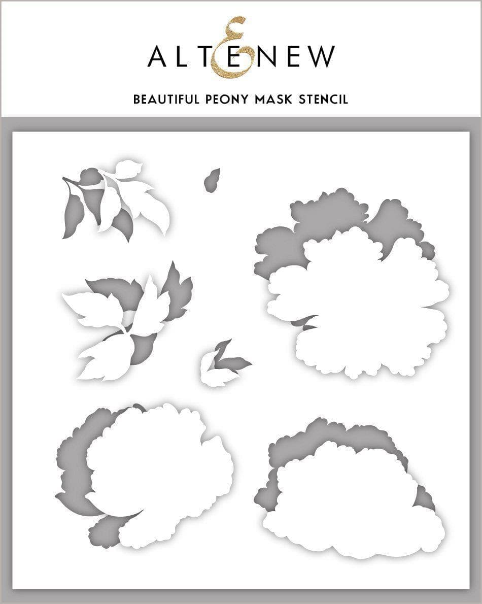 Photocentric Stencil Beautiful Peony Mask Stencil