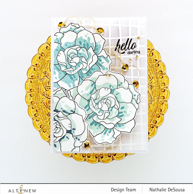 Photocentric Stencil Bergenia Builder Mask Stencil