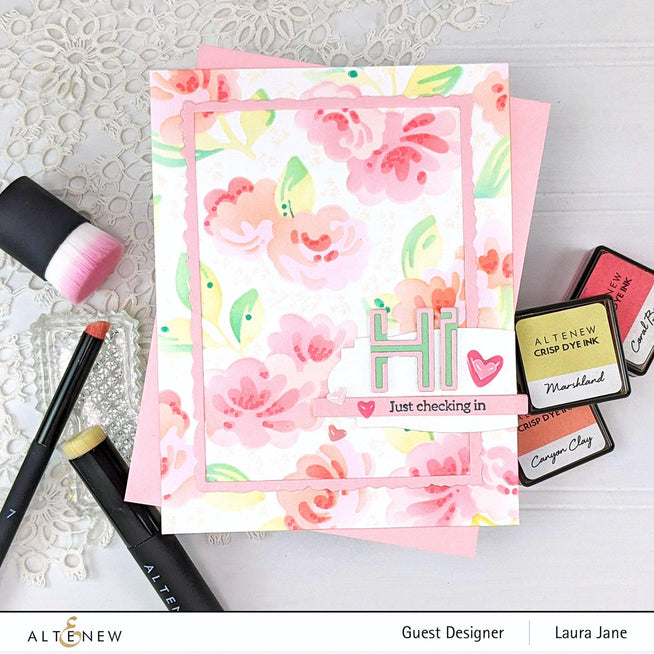 EXP Factors Stencil Blobby Roses Stencil Set (4 in 1)