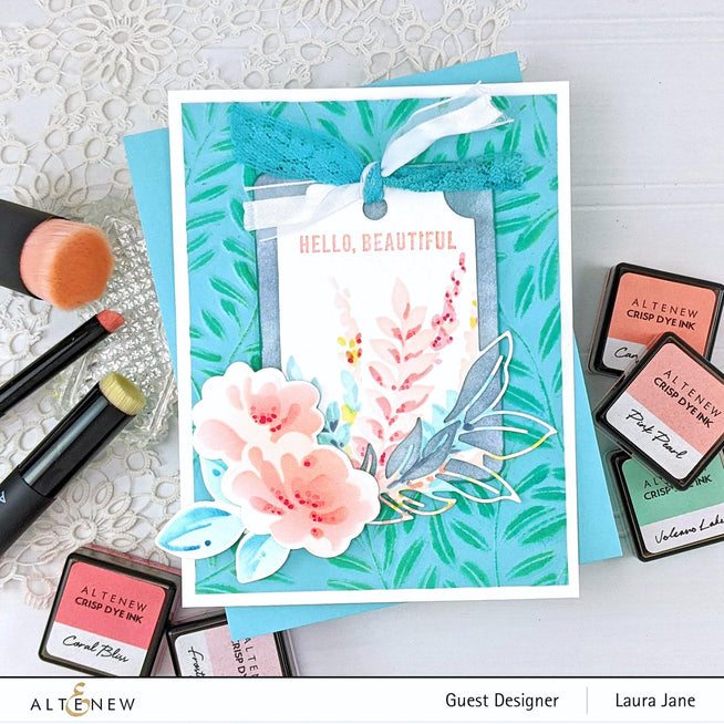 EXP Factors Stencil Blobby Roses Stencil Set (4 in 1)