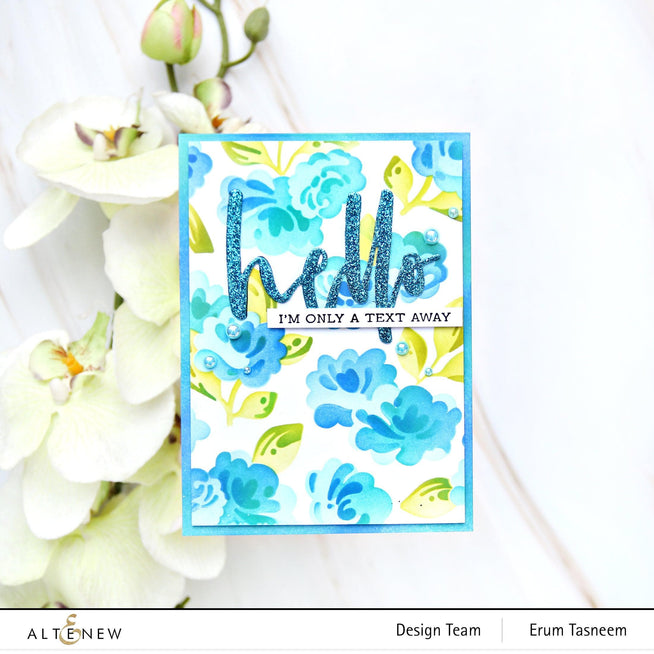 EXP Factors Stencil Blobby Roses Stencil Set (4 in 1)