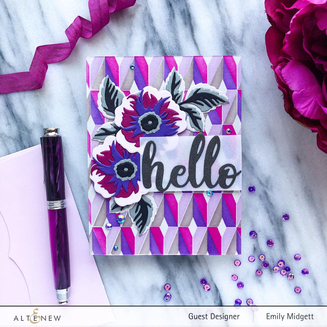 Photocentric Stencil Diamond Builder Stencil