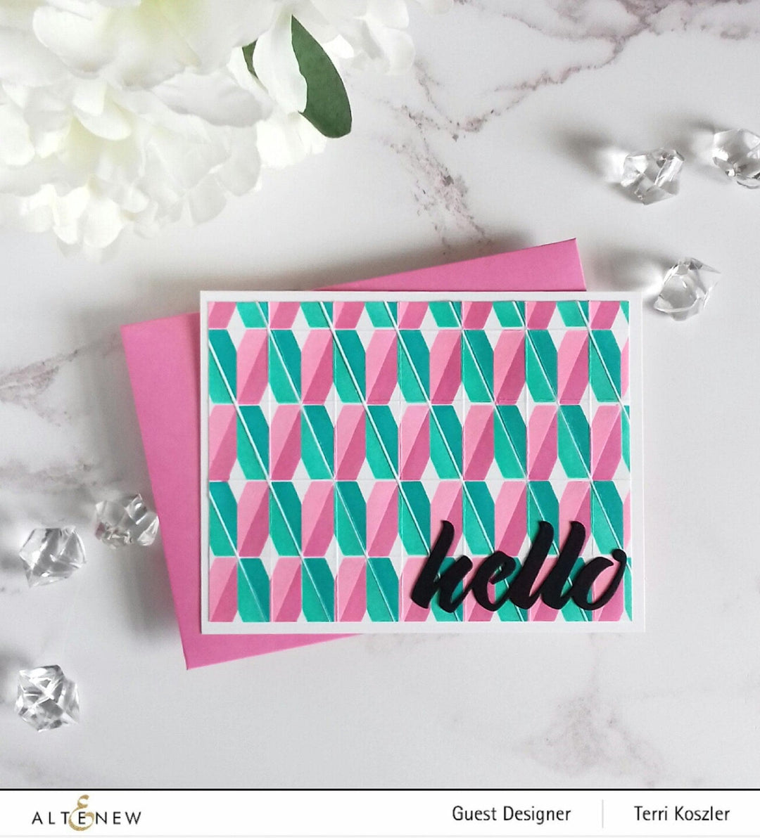 Photocentric Stencil Diamond Builder Stencil