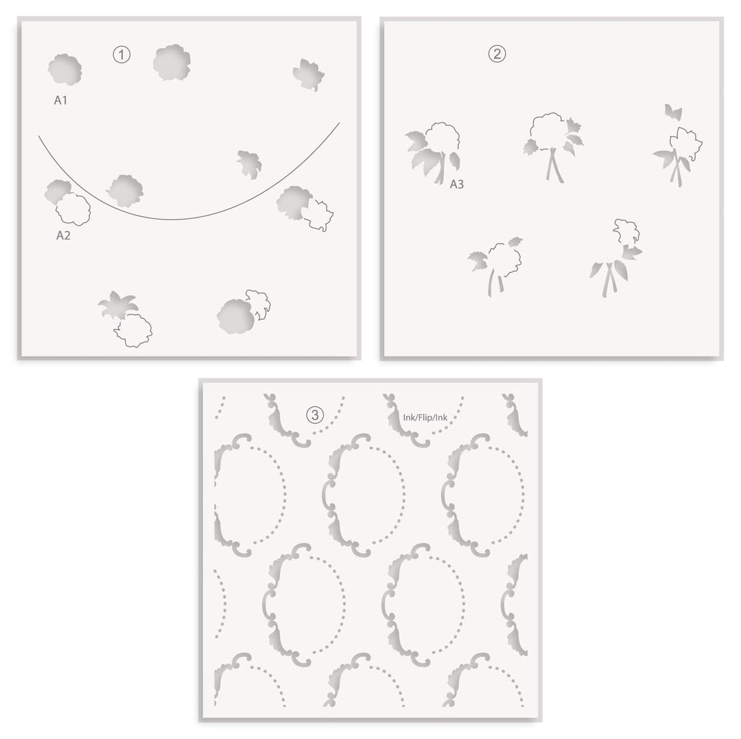 Floral Cameo