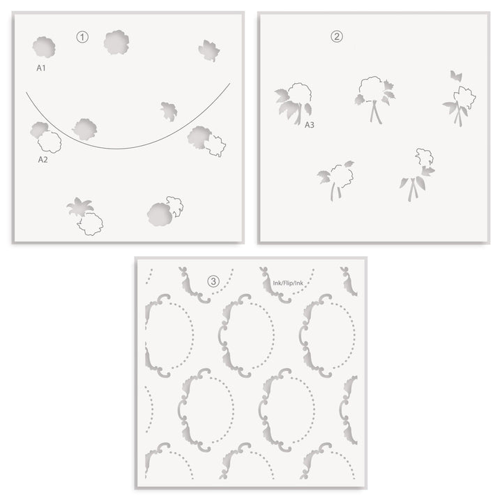 Floral Cameo