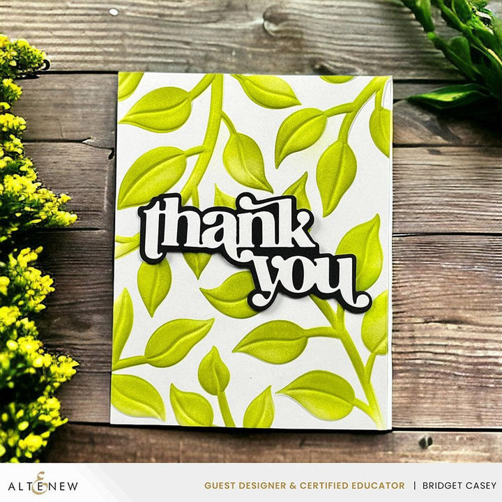 Altenew Stencil & Embossing Folder Bundle Playful Leaves