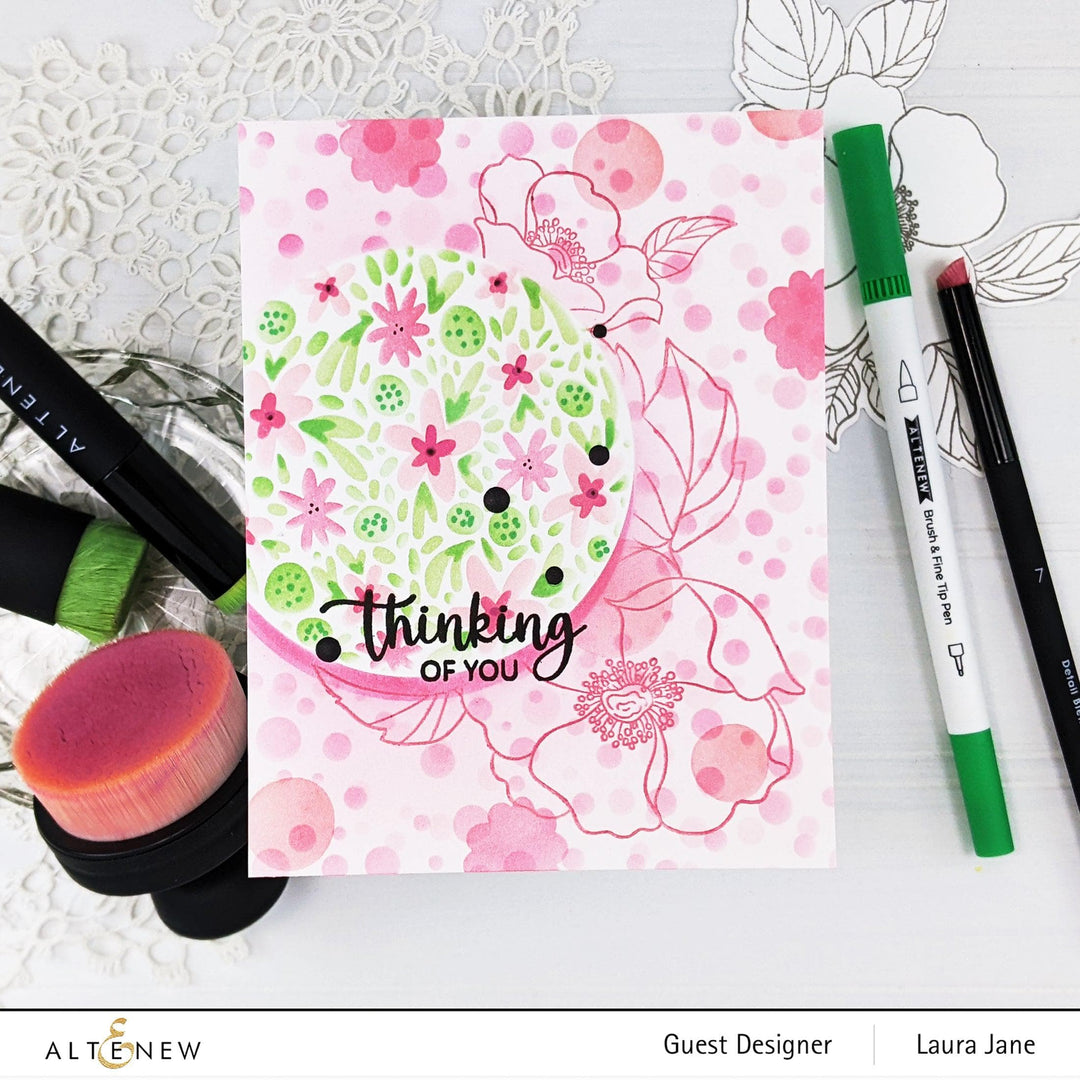 Altenew Stencil & Embossing Folder Bundle Sixties Sunshine Complete Bundle
