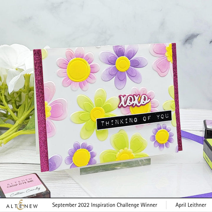 Altenew Stencil & Embossing Folder Bundle Sixties Sunshine Complete Bundle